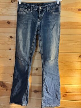 a.n.a Women's Medium Wash Bootcut Jeans